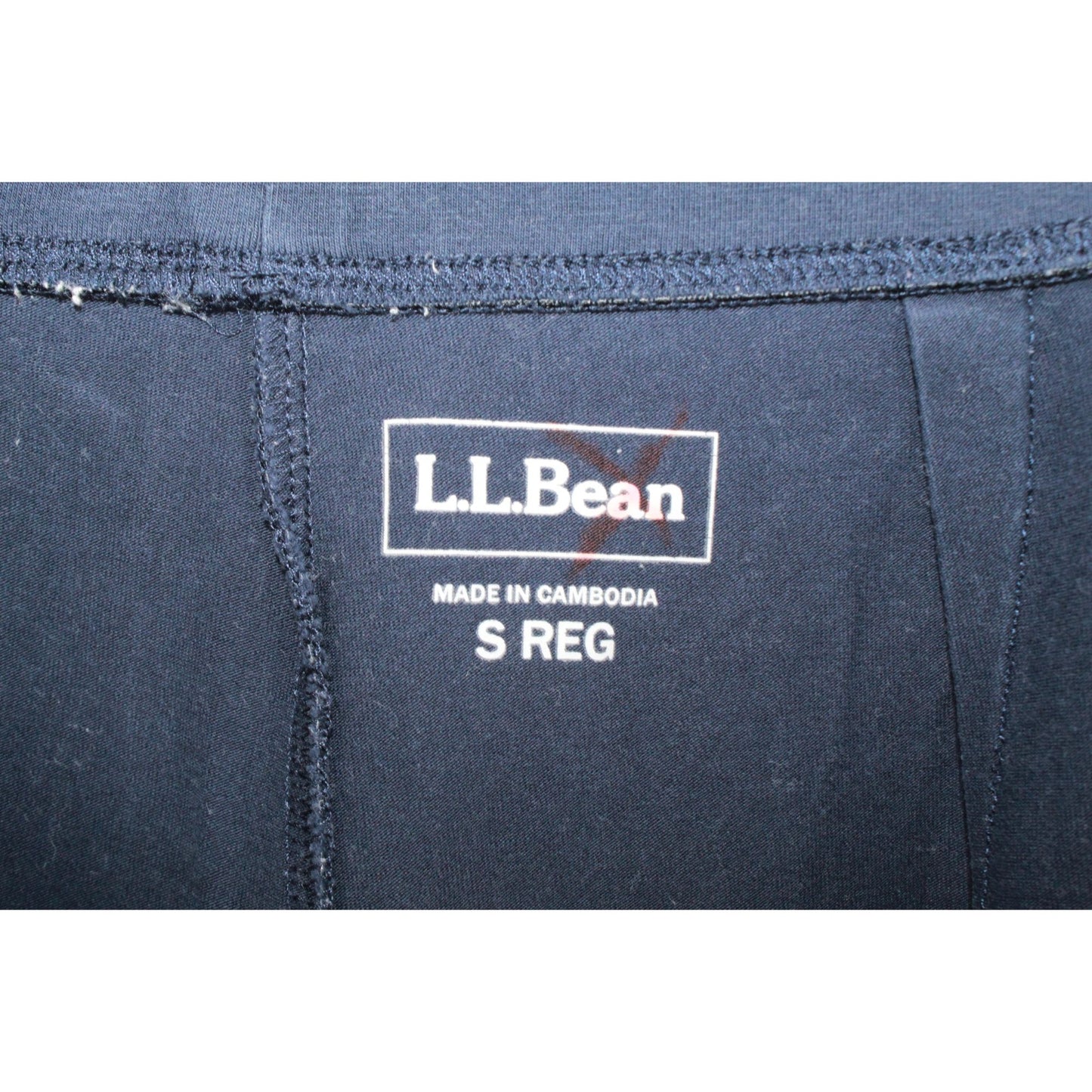 LL Bean Women's Perfect Fit Pants Bootcut Classic Navy Size S