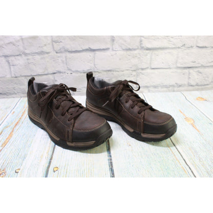 LL Bean Traverse Men's Brown Leather Lace Up Low Top Trail Shoes Size 10 M