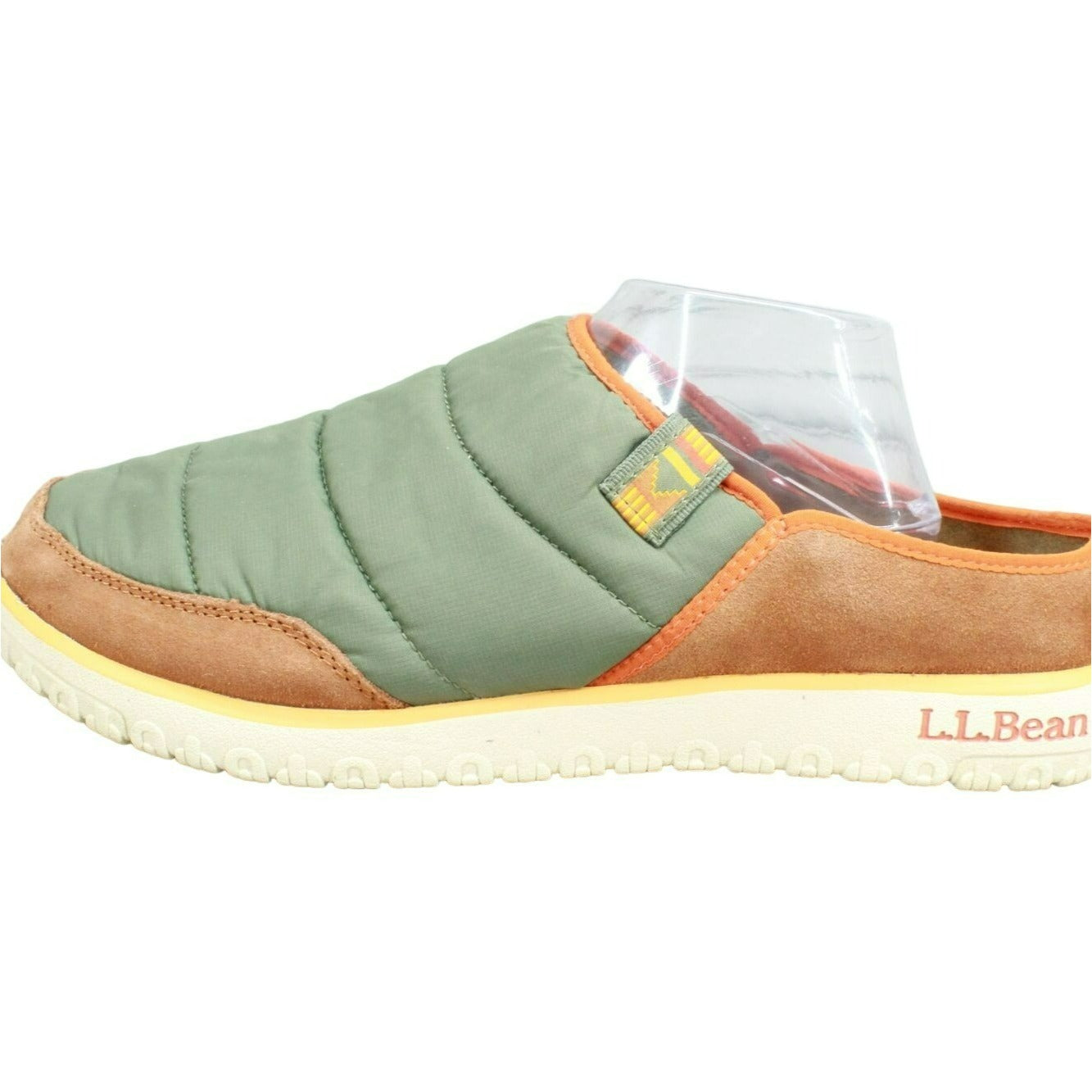 LL Bean Mountain Classic Men's Multicolor Nylon Quilted Slippers Size 13 M