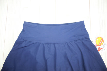 NWT LL Bean Darkest Navy Shaping Swimwear Swim Skirt Size 10 Retail: $69.95