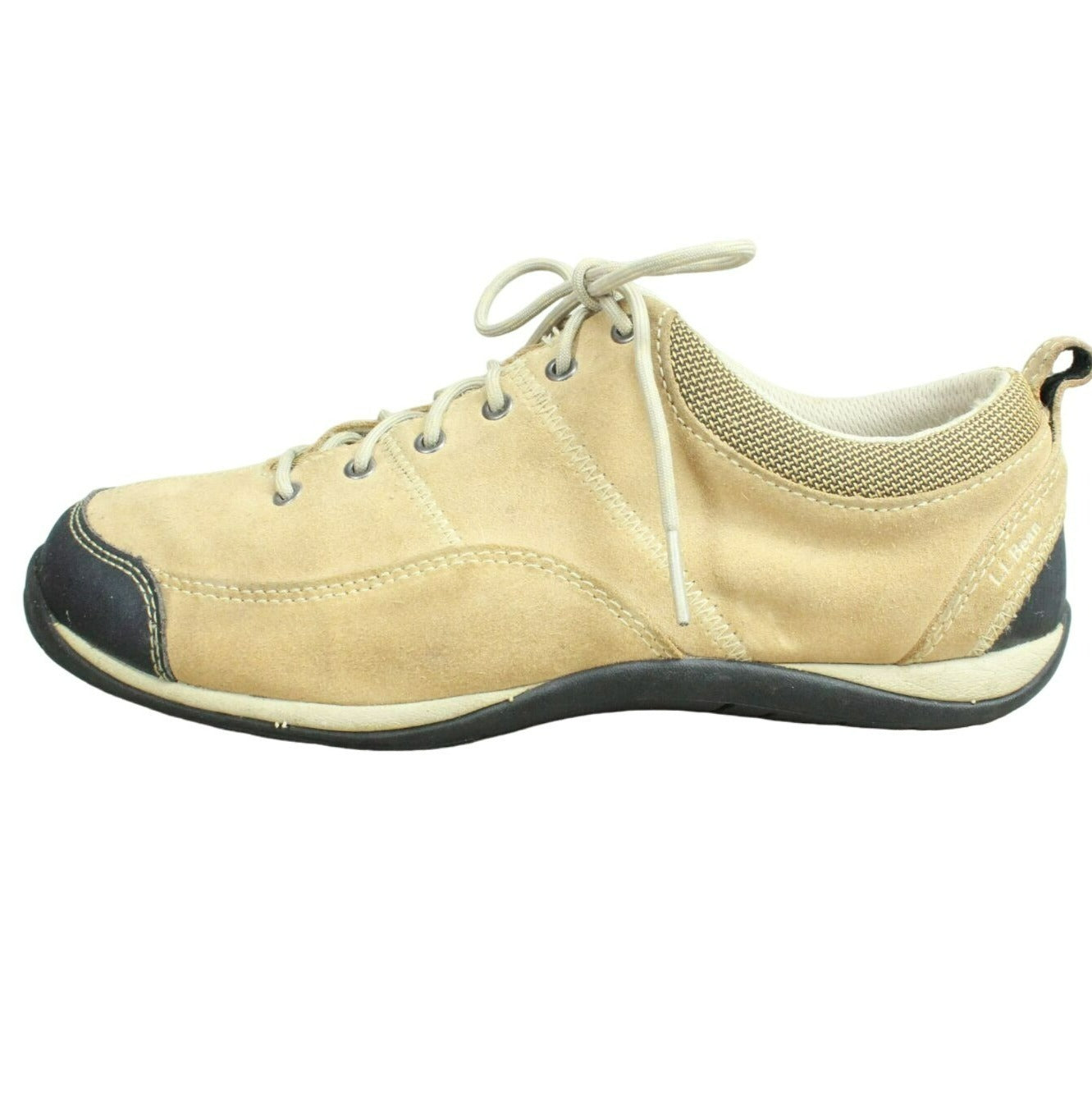 LL Bean Feldspar Women's Brown Suede Lace Up Low Top Casual Shoes Size 8 M