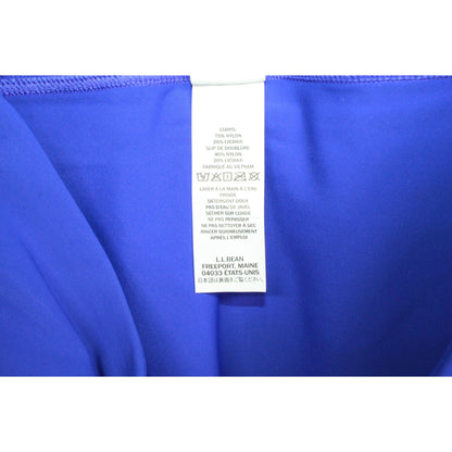 NWT! LL Bean Women's Shaping Swimwear Swim Skirt Nylon Cobalt Blue Size 16