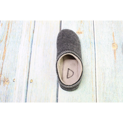 LL Bean Women's Gray Wool Slip On Comfort Daybreak Slipper Clogs Size 7 M