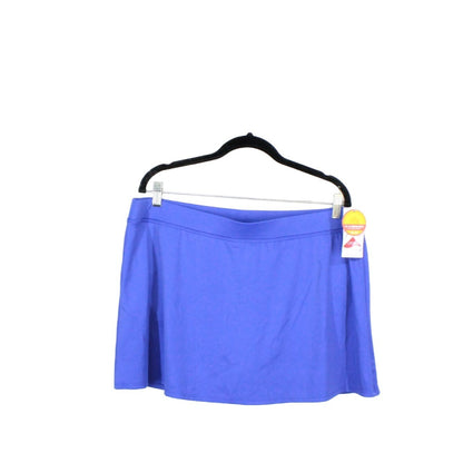 NWT! LL Bean Women's BeanSport Swimwear Swim Skirt Cobalt Size 18