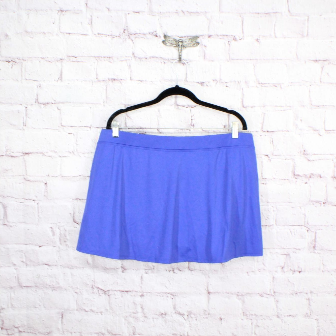 NWT! LL Bean Women's BeanSport Swimwear Swim Skirt Cobalt Size 18