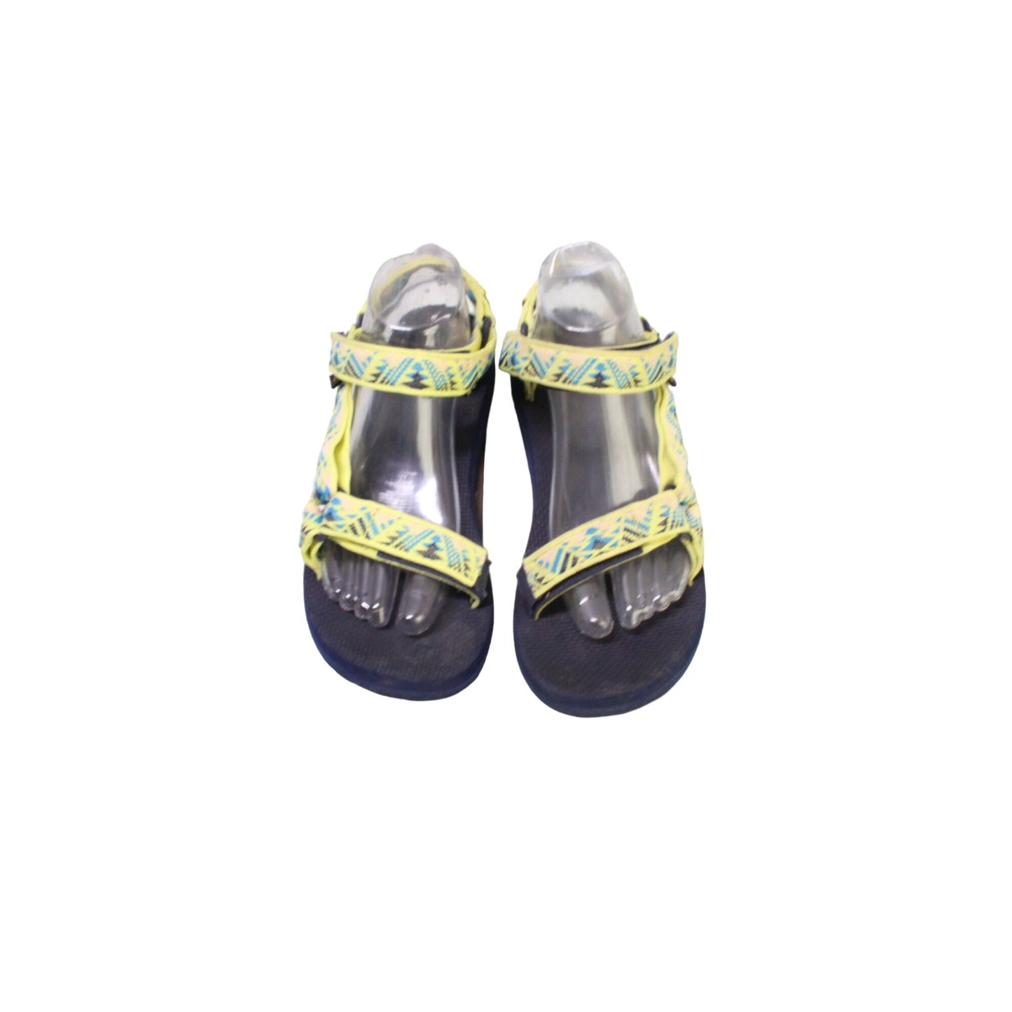 Teva Original Women's Multicolor Nylon Adjustable Hook & Loop Outdoor Sandals 9