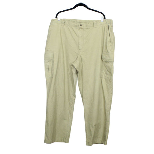 LL Bean Men's Tropic Weight Cargo Pants Natural Fit Comfort Waist Cotton Size 44