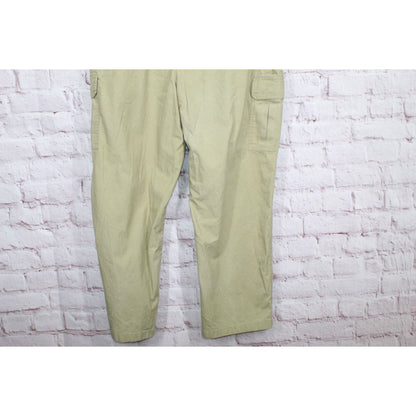 LL Bean Men's Tropic Weight Cargo Pants Natural Fit Comfort Waist Cotton Size 44