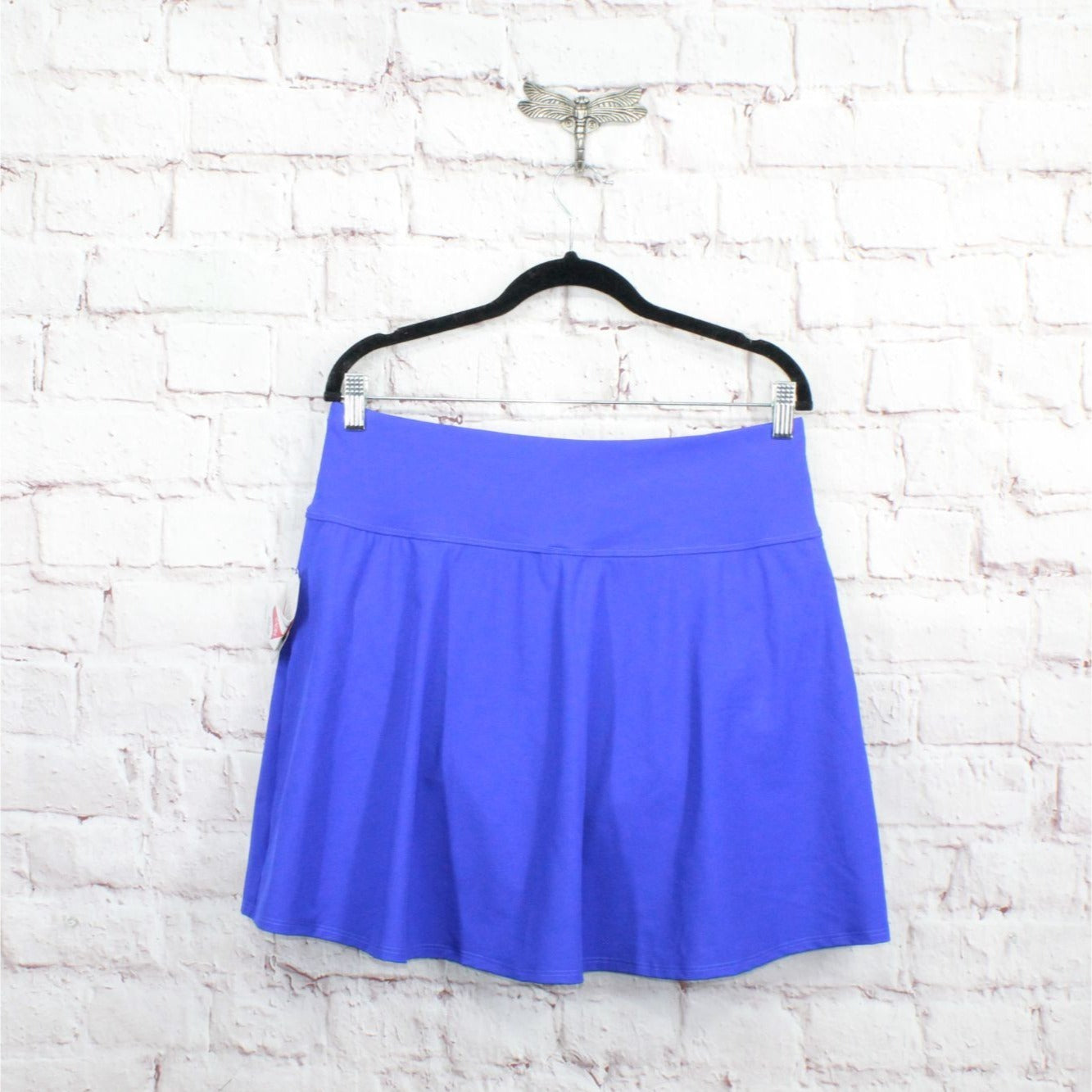 NWT! LL Bean Women's Shaping Swimwear Swim Skirt Nylon Cobalt Blue Size 16