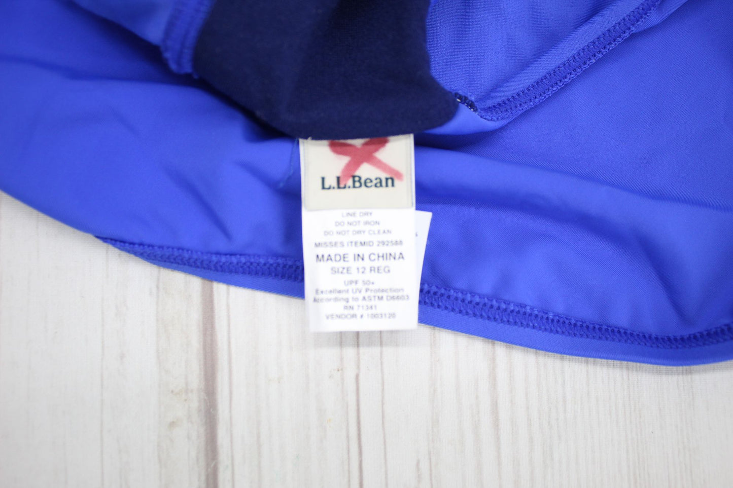 NWOT LL Bean Radiant BeanSport Swimwear Skirted Bottom Size 12 Retail: $49.95