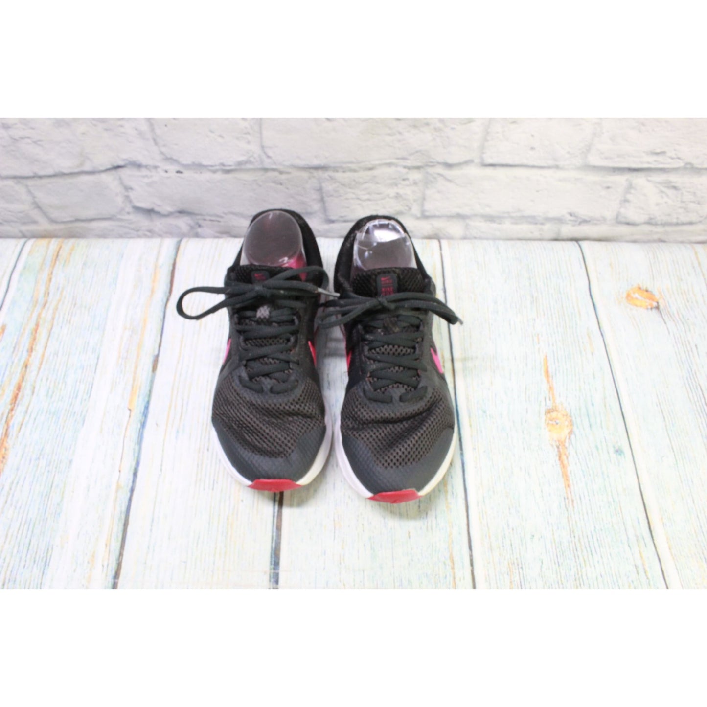 Nike Run Swift 2 Black Pink Mesh Athletic Running Shoes CV0568-011 Women's 7.5