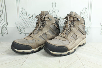 LL Bean Trail Model 4 Men's Brown Suede Waterproof Hiking Boots Size 12 Wide