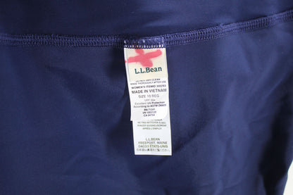 NWT LL Bean Darkest Navy Shaping Swimwear Swim Skirt Size 10 Retail: $69.95