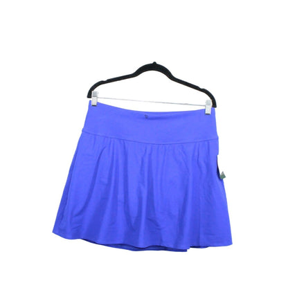 NWT! LL Bean Women's Shaping Swimwear Swim Skirt Nylon Cobalt Blue Size 16