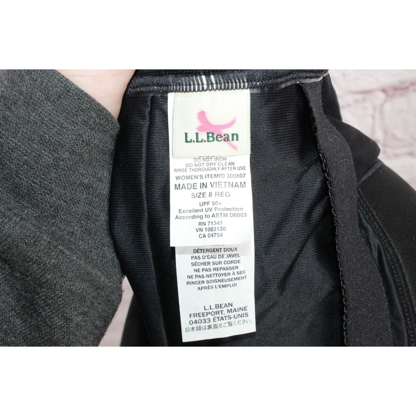 NWOT! LL Bean Women's Shaping Swimwear Tanksuit Compressive fit Black Size 8