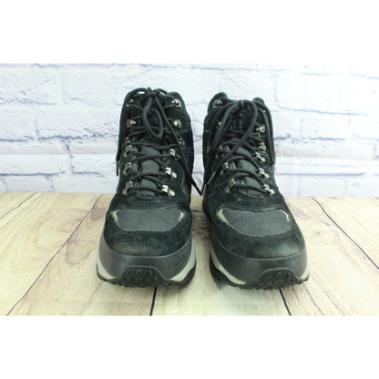 LL Bean Men's Black Suede Lace Up Insulated Waterproof Hiking Boots Size 11.5 M