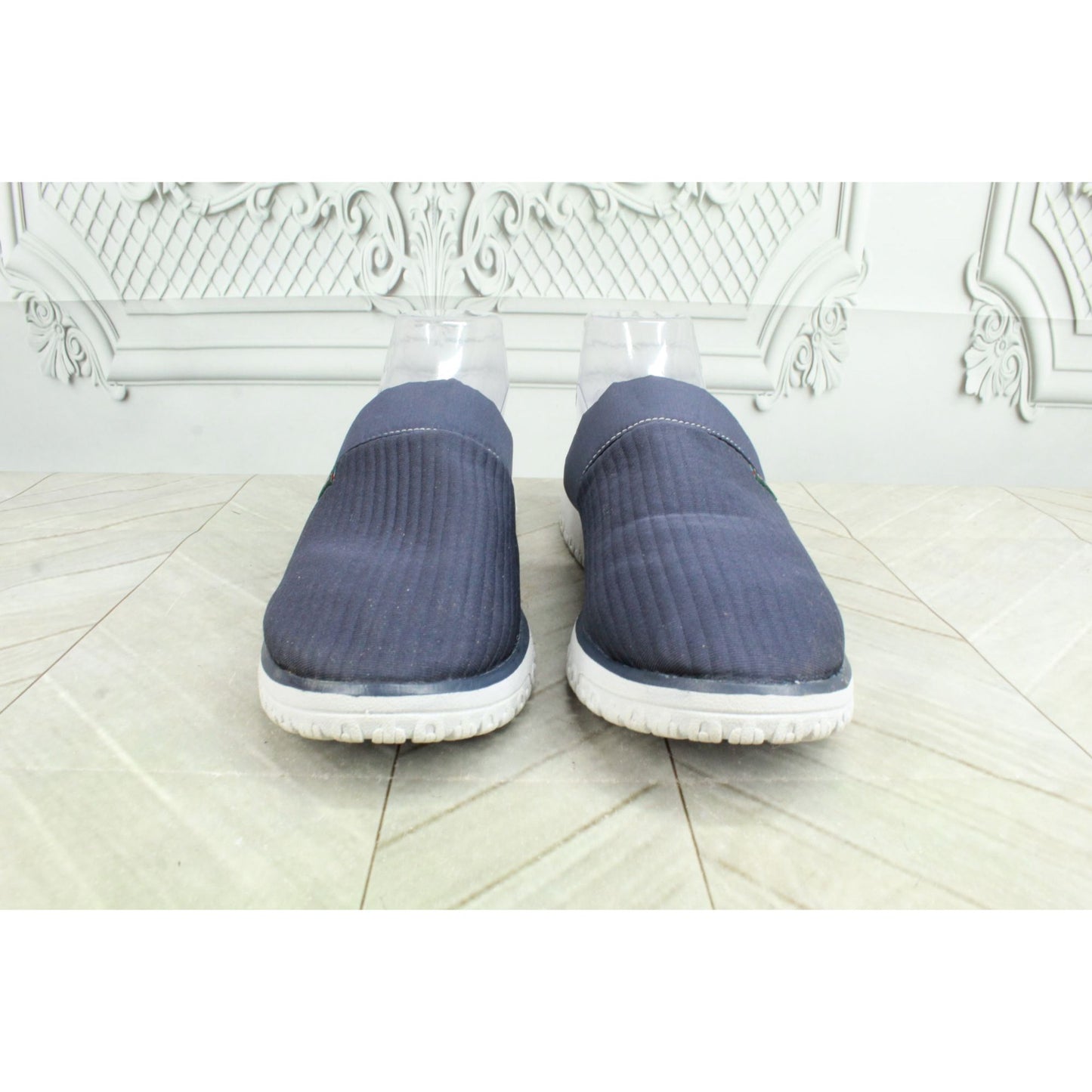 LL Bean Airlight Women's Blue Nylon Slip On Indoor Slipper Scuffs Size 8