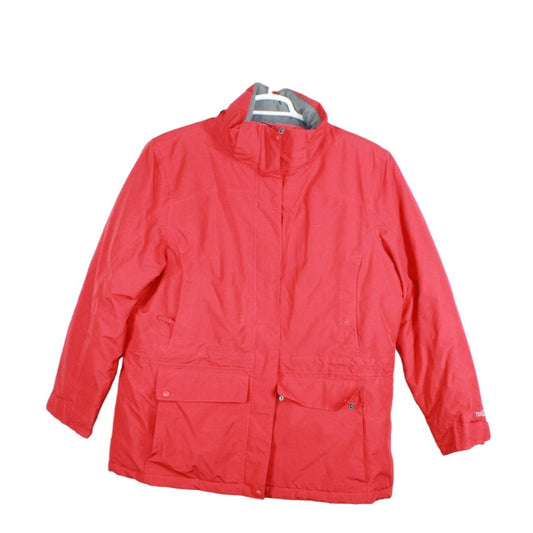 LL Bean Women's Baxter State Parka Down Full Zip Quilted Waterproof Red XL