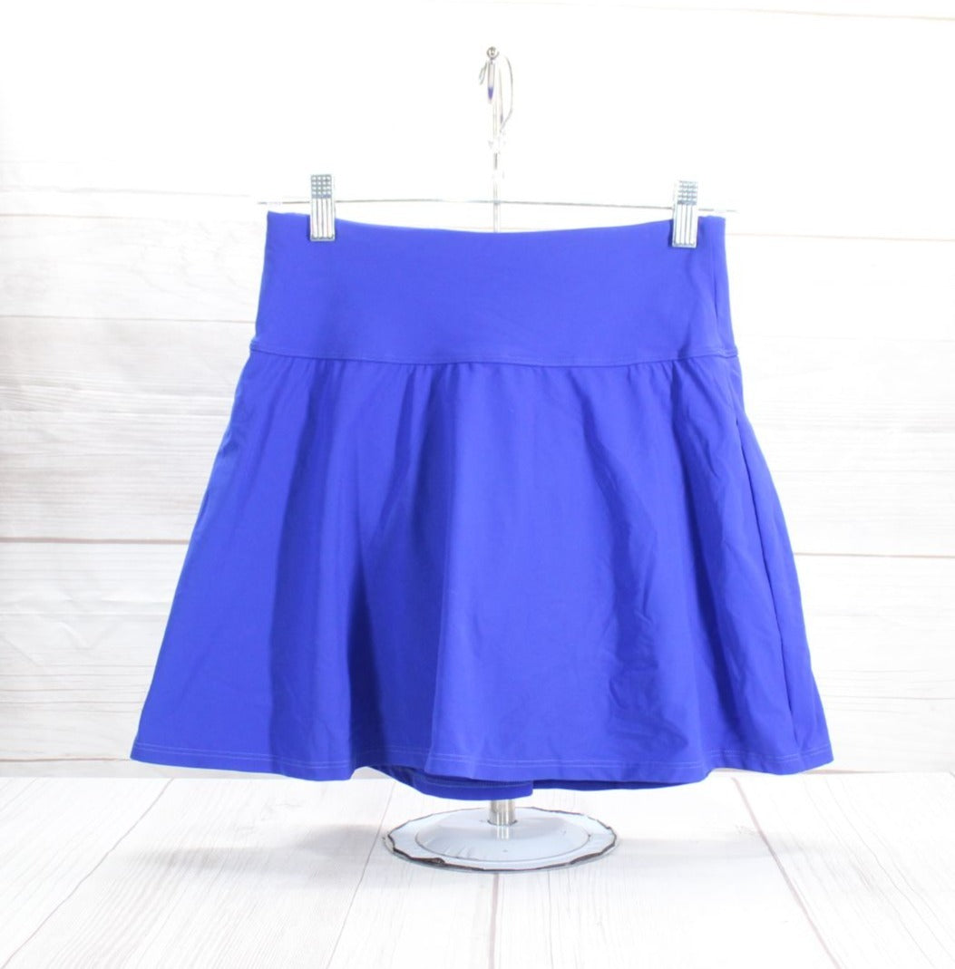 NWOT LL Bean Cobalt Blue Shaping Swimwear Swim Skirt Size 8 Retail: $69.95