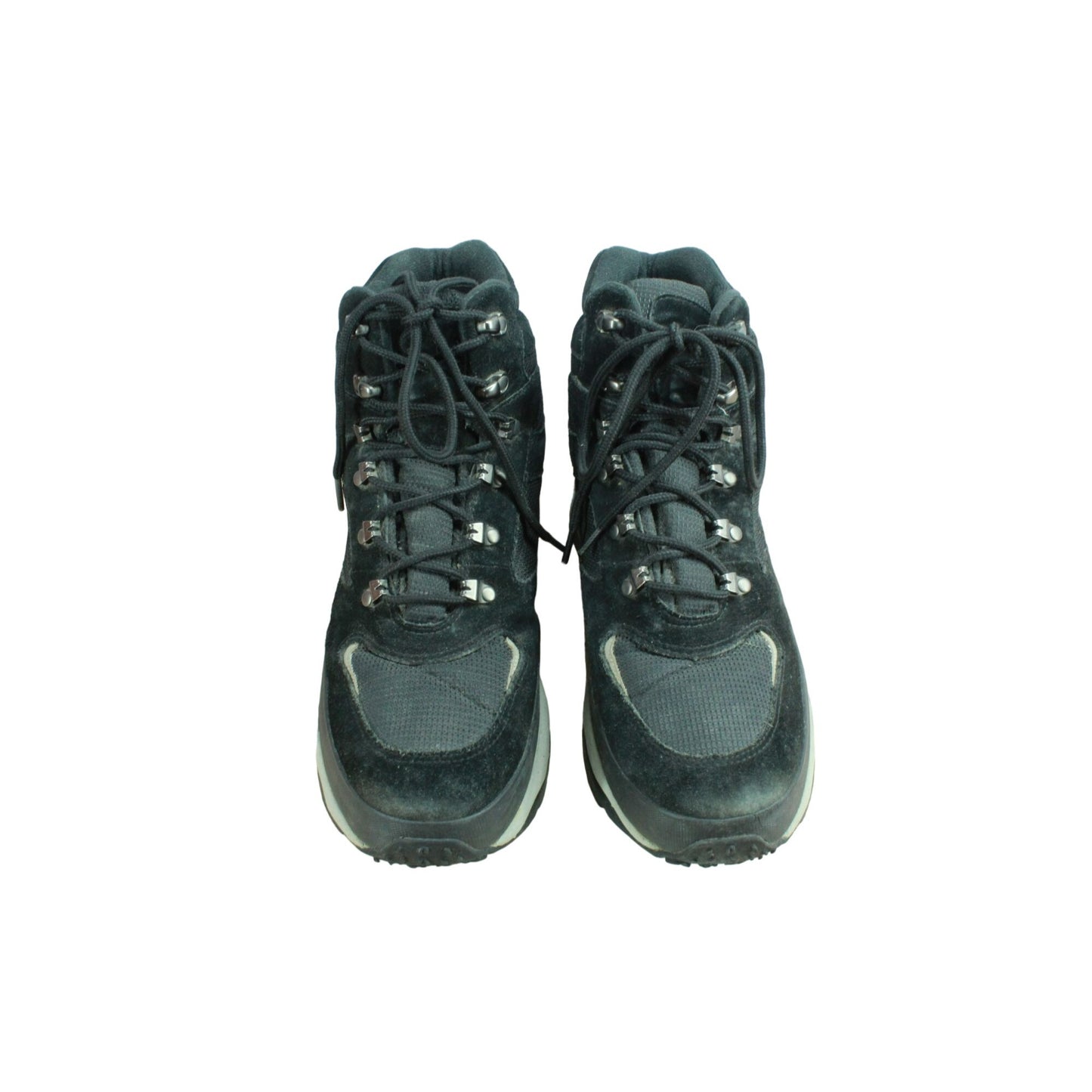 LL Bean Men's Black Suede Lace Up Insulated Waterproof Hiking Boots Size 11.5 M