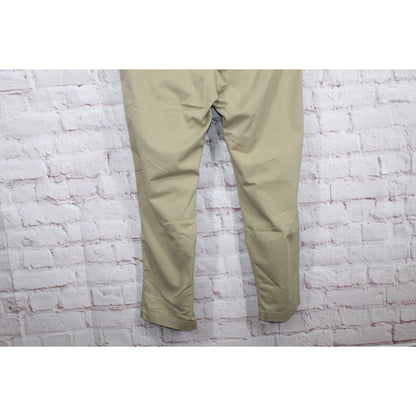 LL Bean Men's Comfort Stretch Dock Pants Classic Fit Straight Leg Khaki XXL 34"