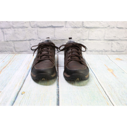 LL Bean Traverse Men's Brown Leather Lace Up Low Top Trail Shoes Size 10 M