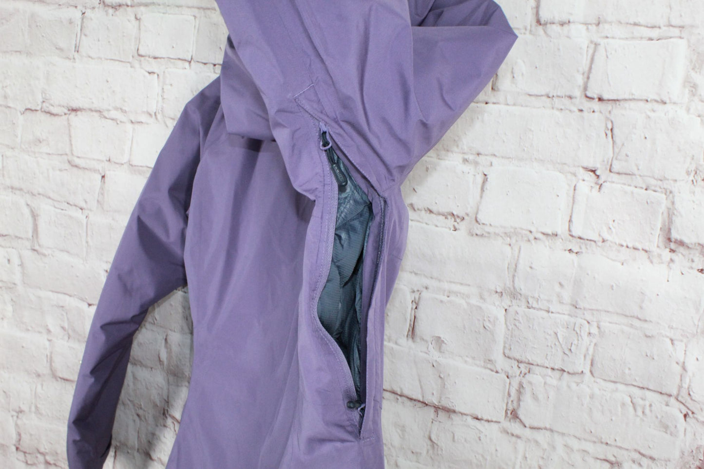 LL Bean Women's Waterproof Ultralight Down Hooded Winter Jacket Purple XS Pet