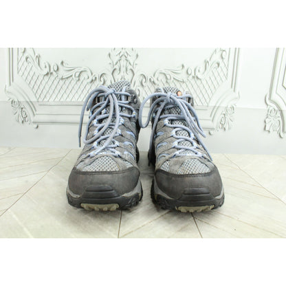 Merrell J88792 Women's Gray Suede Vibram Sole Hiking Trail Boots Size 8.5