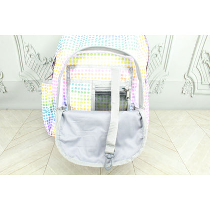 LL Bean Kids Rainbow Dots Junior Original Book Pack 7L Print School Backpack