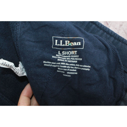 LL Bean Men's Athletic Sweatpants Classic Navy Size L Short