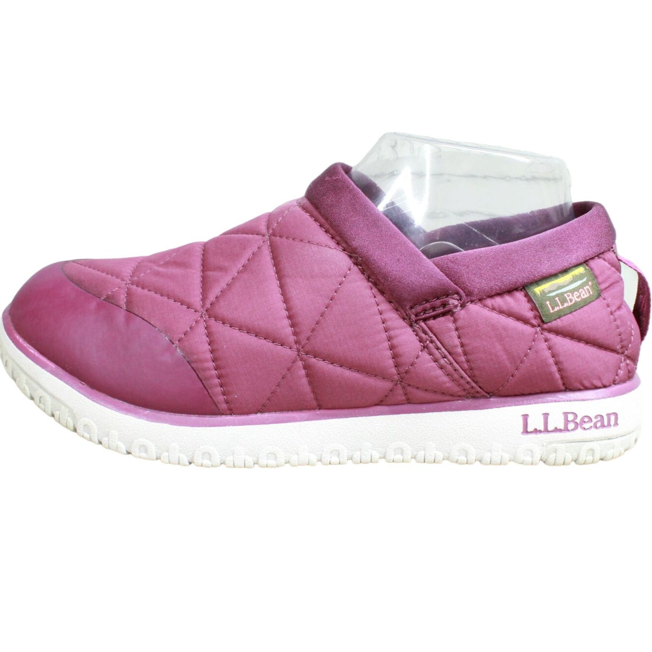 LL Bean Women's Ultralight PrimaLoft Slip-Ons Pink Quilted Waterproof Size 8 M