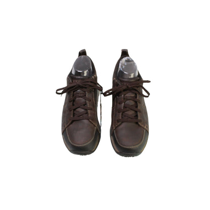 LL Bean Traverse Men's Brown Leather Lace Up Low Top Trail Shoes Size 10 M