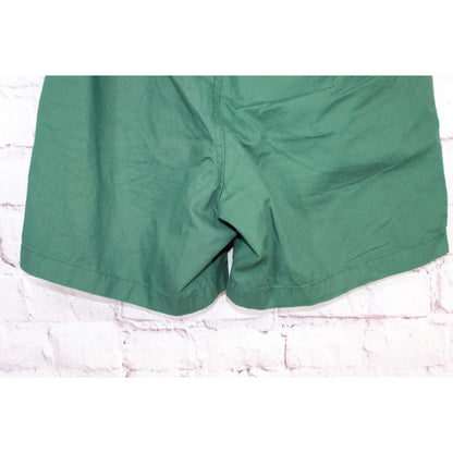 LL Bean Men's Dock Shorts 6" Drawstring Waist Cotton Deep Green Size S