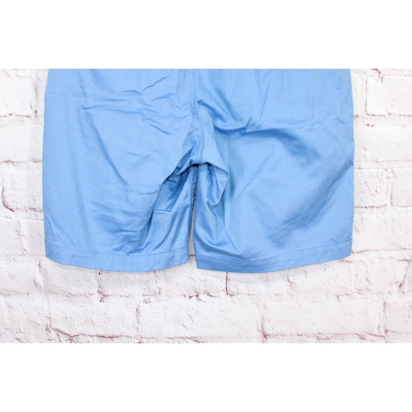 LL Bean Women's Comfort Stretch Shorts Chino Bermudas 9" Flag Blue Size 6