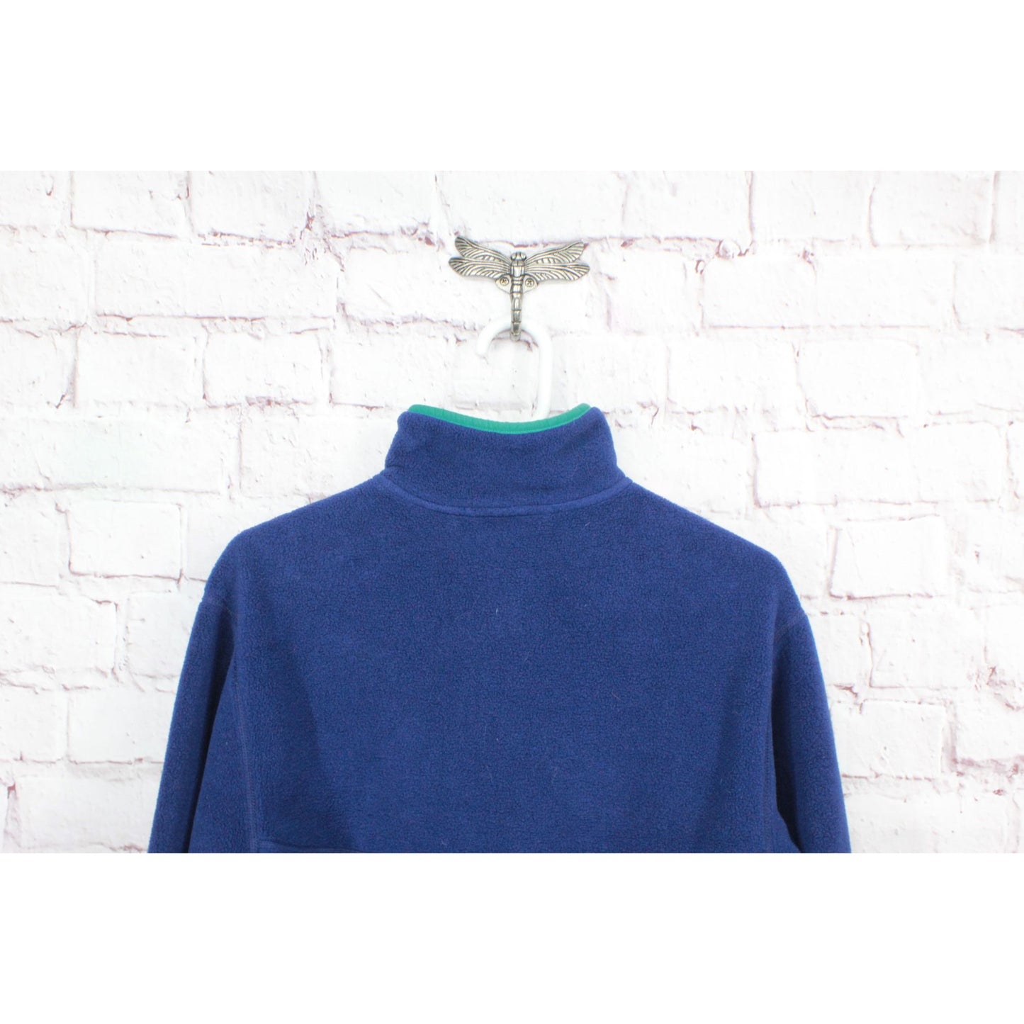 LL Bean Womens Bean's Classic Fleece Pullover Sweater Blue Size XXS