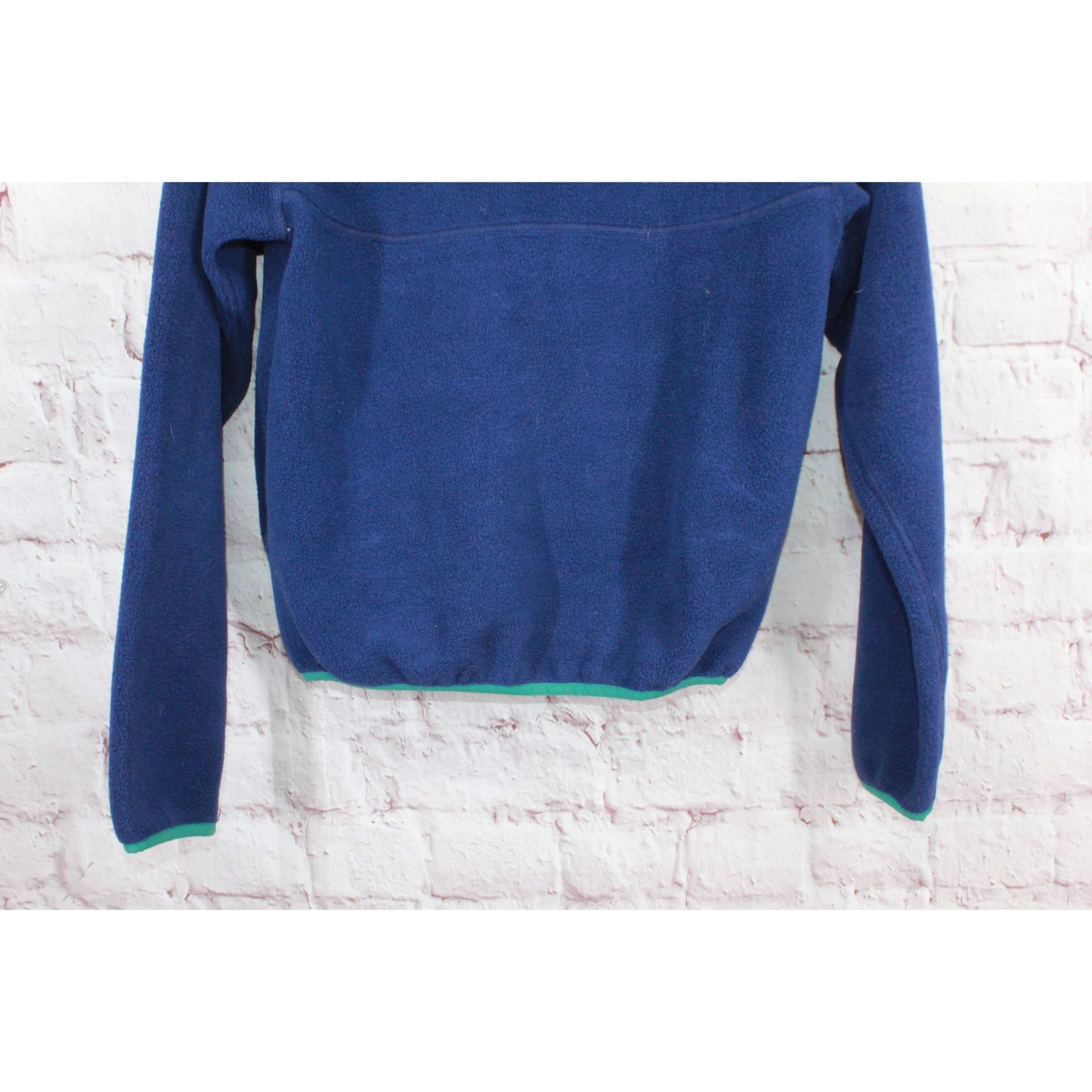 LL Bean Womens Bean's Classic Fleece Pullover Sweater Blue Size XXS