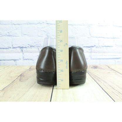 LL Bean Women's Classic Professional Clogs Brown Leather Size 8 M