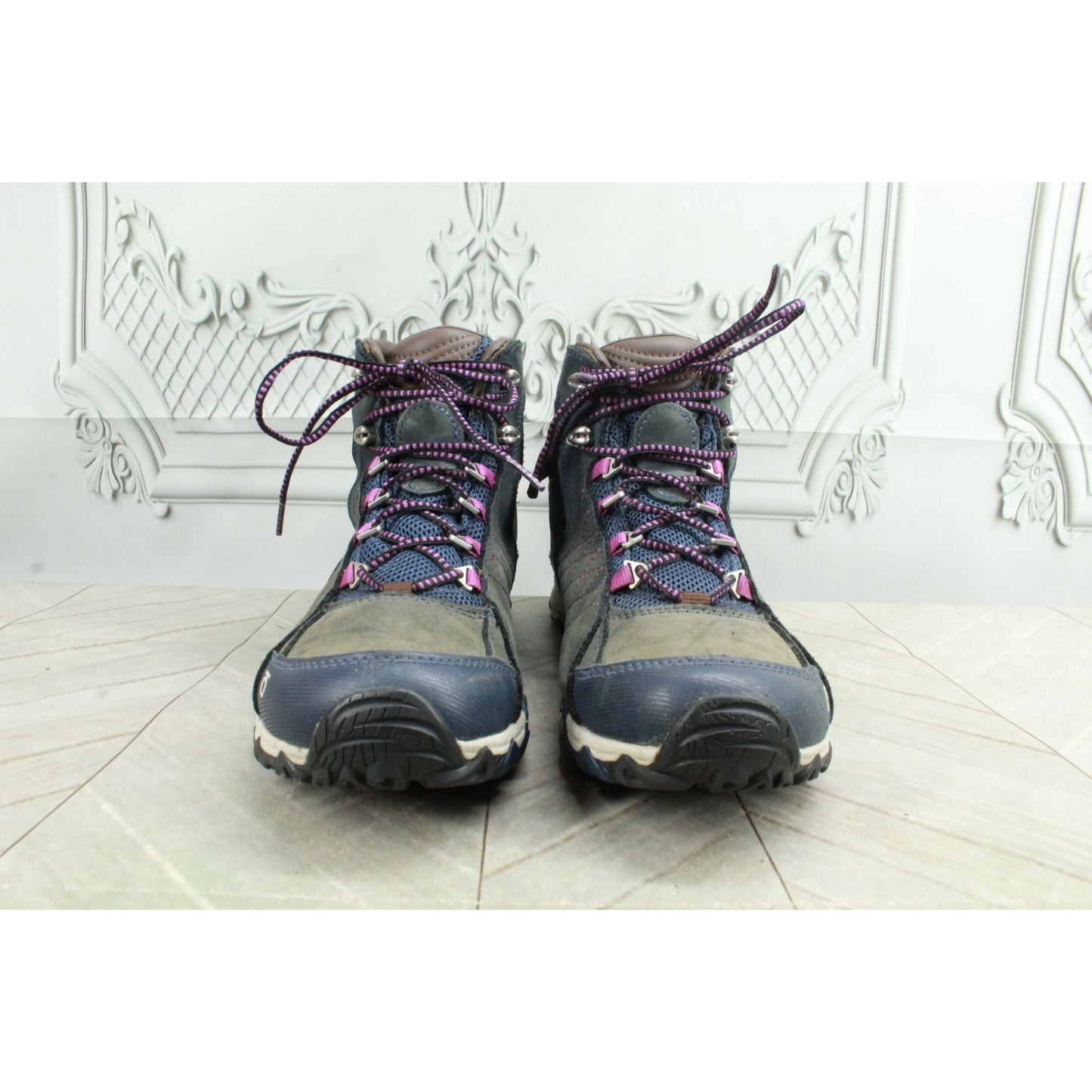 Oboz Sapphire Women's Multicolor Leather Waterproof B-Dry Hiking Boots Size 10