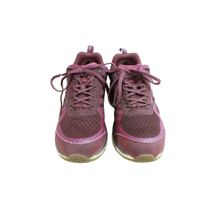 LL Bean North Peak Women's Purple Nylon Lace Up Waterproof Trail Shoes Size 10 M