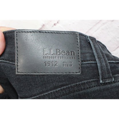 LL Bean Men's BeanFlex Jeans Standard Athletic Fit Straight Faded Black Waist 26