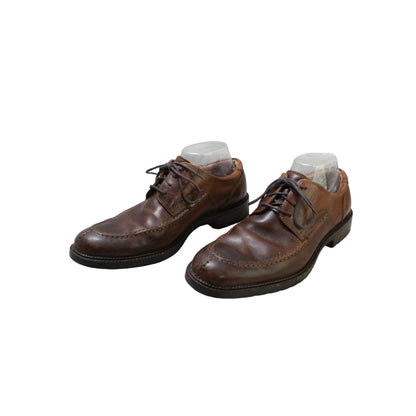 Johnston and Murphy Men's Brown Leather Lace Up Oxford Dress Loafer Shoes Sz 8 M