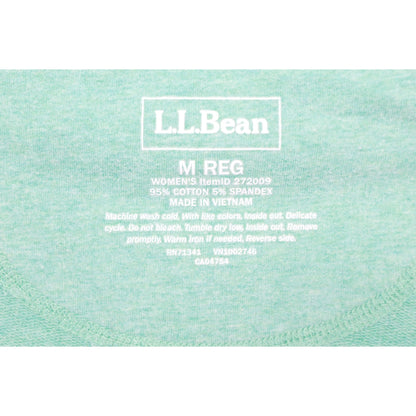 LL Bean Women's Ultrasoft Sweats Full Zip Mock Neck Jacket Green Size M