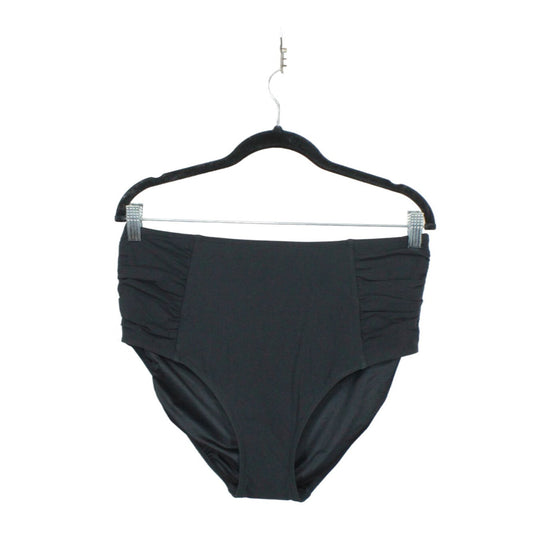 NWOT! LL Bean Women's Shaping Swimwear High Waist Brief Black Size 14