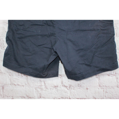 LL Bean Mens Comfort Stretch Chino 8" Inseam Shorts Navy Blue Size 38 W