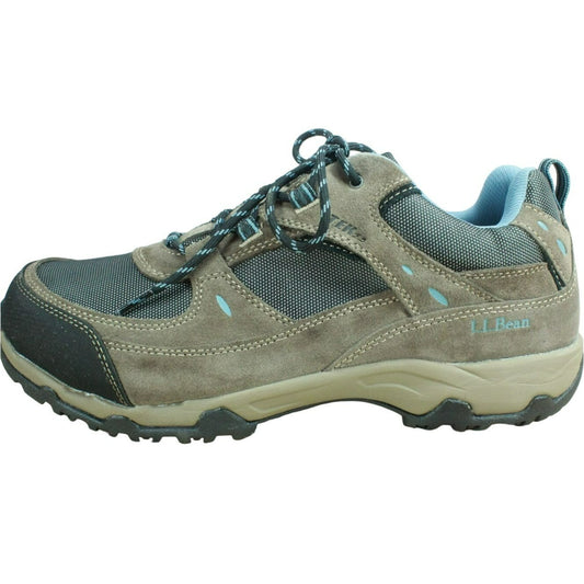 LL Bean Trail Model 4 Mens Multicolor Suede Waterproof Hiking Shoes Size 11 Wide