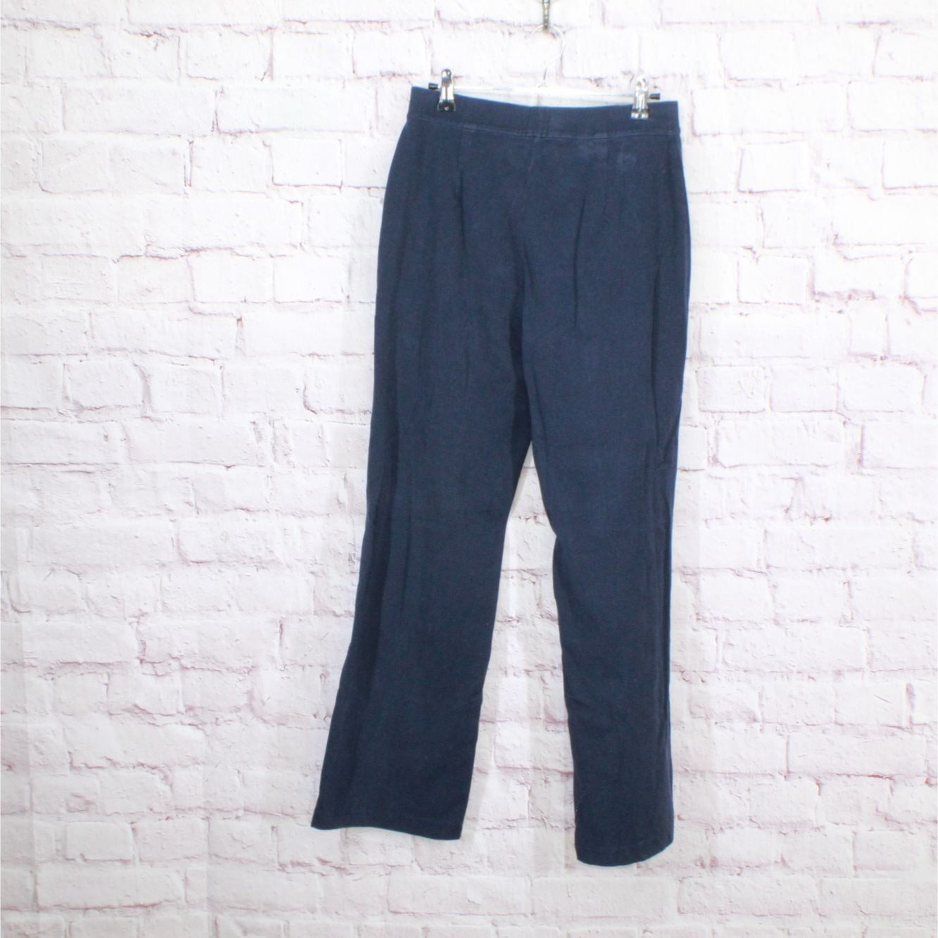 LL Bean Women's Perfect Fit Pants Bootcut Classic Navy Size S