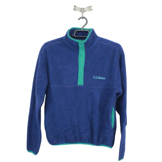 LL Bean Women's Bean's Classic Fleece Pullover Sweater Size Small