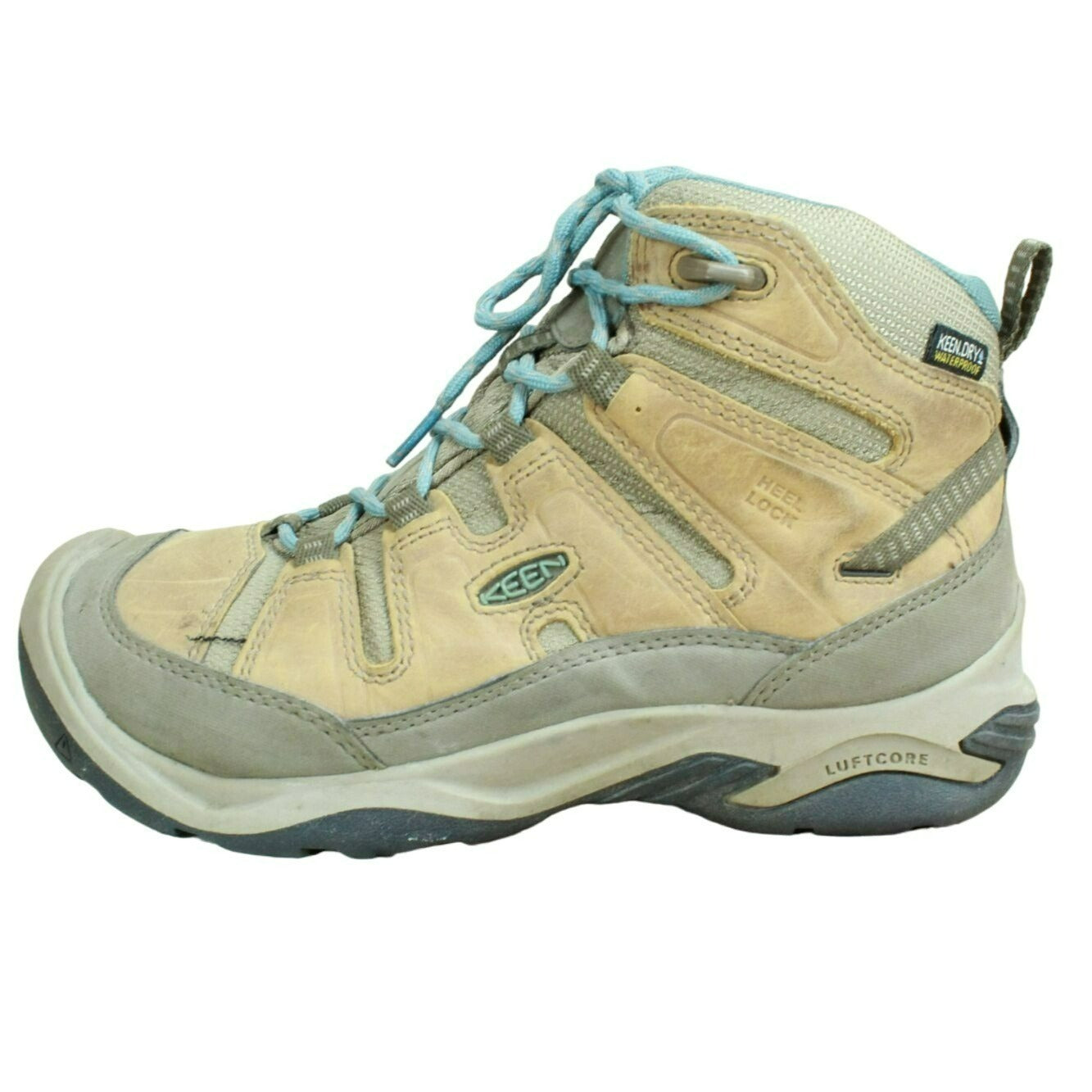 Keen Circadia Women's Tan Leather Keen Dry Waterproof Hiking Boots Size 7