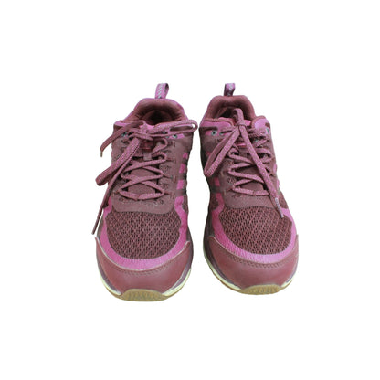 LL Bean North Peak Women's Purple Nylon Lace Up Waterproof Trail Shoes Size 9 M