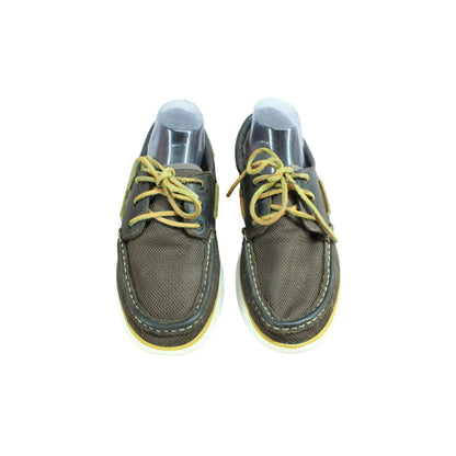 LL Bean Kennebec Men's Brown Mesh 3-Eye Water Resistant Boat Shoes Size 9.5 M